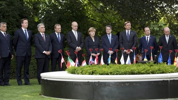 Europe leaders gather for World War I memorial - ảnh 1